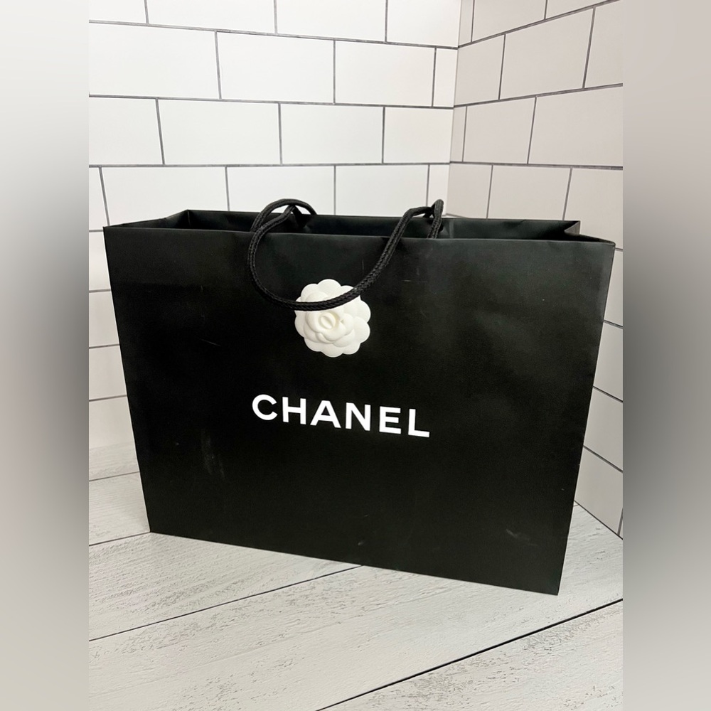 Large Chanel Paper Bag | Designer Shopping Bag